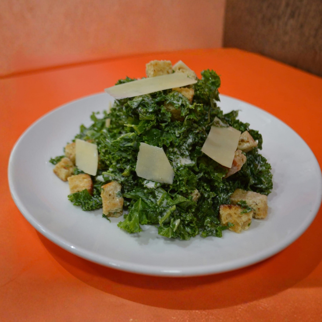 Kale caesar salad