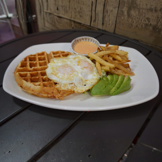 Chorizo Wafles
