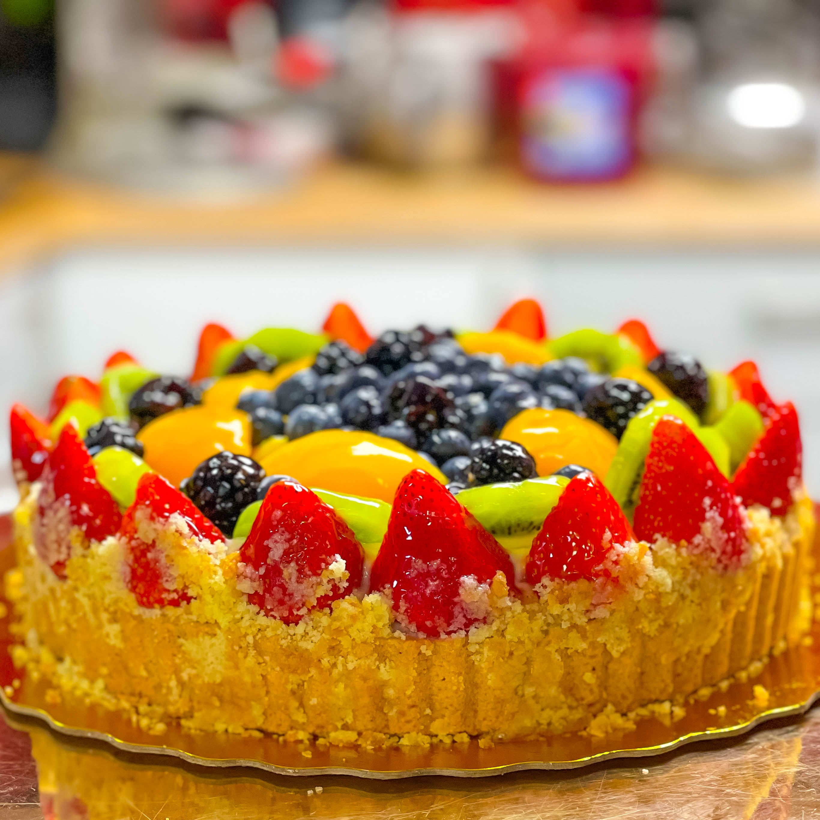 Berry Fruit Tart with Vanilla Custard - Rodelle Kitchen