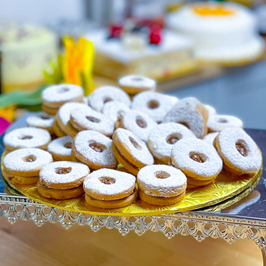 Linzer cookies